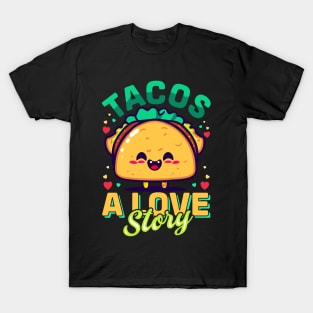 Tacos a love story T-Shirt